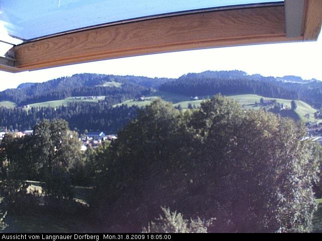 Webcam-Bild: Aussicht vom Dorfberg in Langnau 20090831-180500