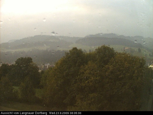 Webcam-Bild: Aussicht vom Dorfberg in Langnau 20090923-080500