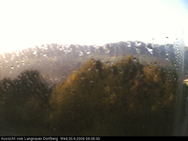 Webcam-Bild: Aussicht vom Dorfberg in Langnau 20090930-080500