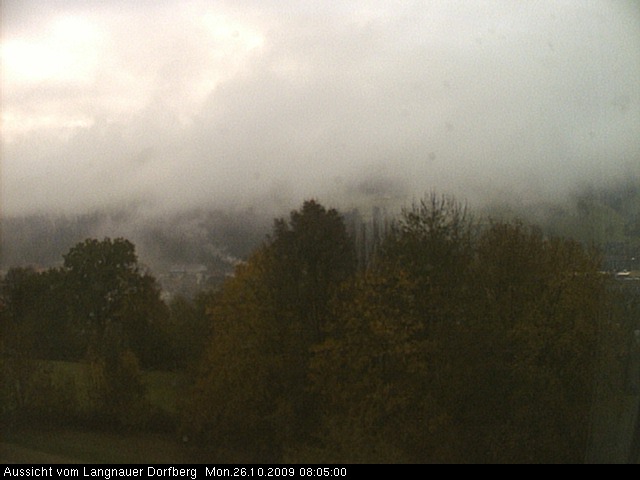 Webcam-Bild: Aussicht vom Dorfberg in Langnau 20091026-080500