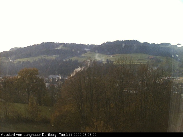 Webcam-Bild: Aussicht vom Dorfberg in Langnau 20091103-080500