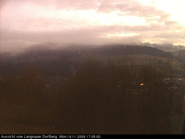 Webcam-Bild: Aussicht vom Dorfberg in Langnau 20091116-170500