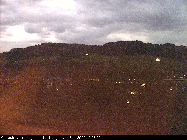 Webcam-Bild: Aussicht vom Dorfberg in Langnau 20091117-170500