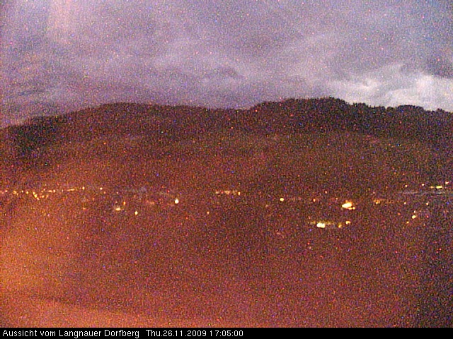 Webcam-Bild: Aussicht vom Dorfberg in Langnau 20091126-170500