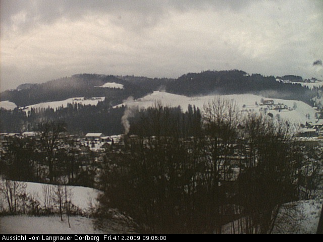 Webcam-Bild: Aussicht vom Dorfberg in Langnau 20091204-090500