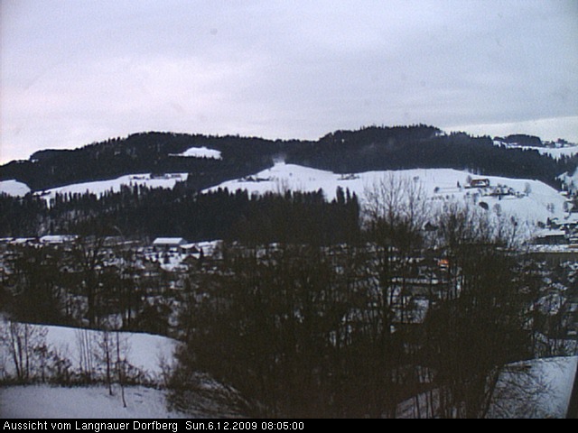 Webcam-Bild: Aussicht vom Dorfberg in Langnau 20091206-080500