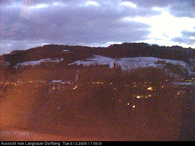 Webcam-Bild: Aussicht vom Dorfberg in Langnau 20091208-170500