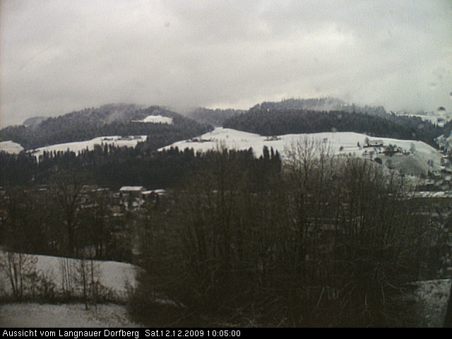 Webcam-Bild: Aussicht vom Dorfberg in Langnau 20091212-100500