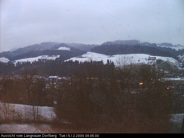 Webcam-Bild: Aussicht vom Dorfberg in Langnau 20091215-080500