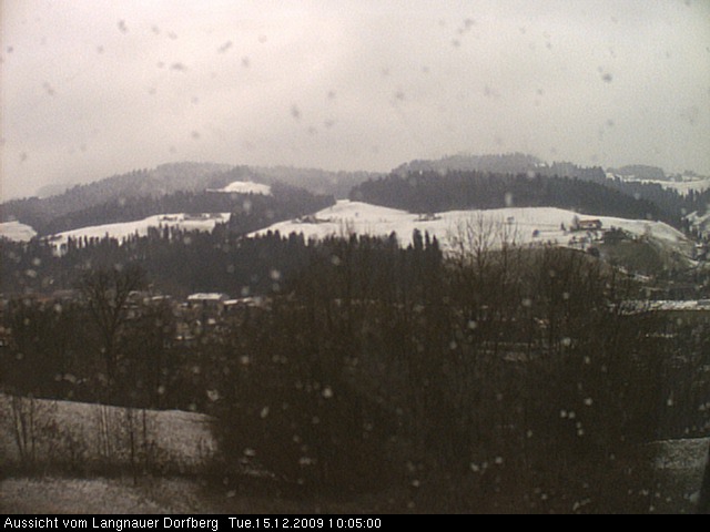 Webcam-Bild: Aussicht vom Dorfberg in Langnau 20091215-100500