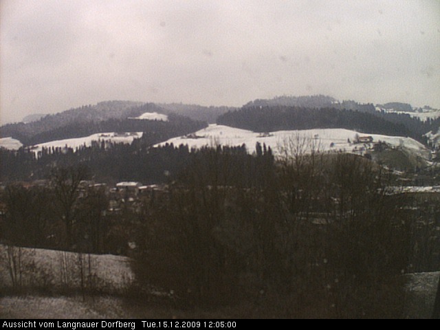 Webcam-Bild: Aussicht vom Dorfberg in Langnau 20091215-120500