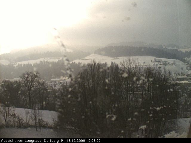 Webcam-Bild: Aussicht vom Dorfberg in Langnau 20091218-100500