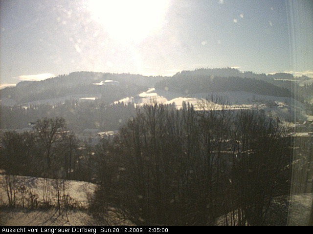 Webcam-Bild: Aussicht vom Dorfberg in Langnau 20091220-120500