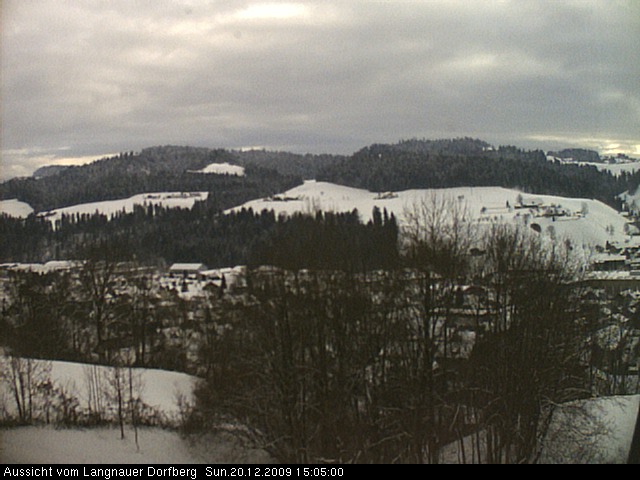 Webcam-Bild: Aussicht vom Dorfberg in Langnau 20091220-150500