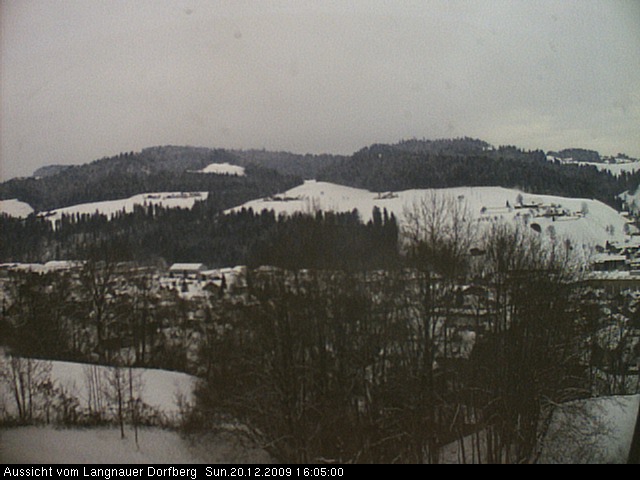 Webcam-Bild: Aussicht vom Dorfberg in Langnau 20091220-160500