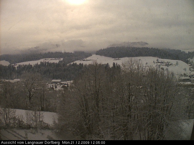 Webcam-Bild: Aussicht vom Dorfberg in Langnau 20091221-120500