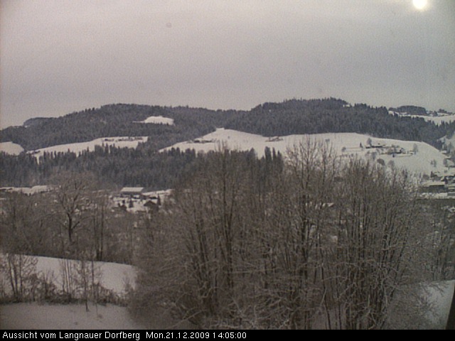 Webcam-Bild: Aussicht vom Dorfberg in Langnau 20091221-140500