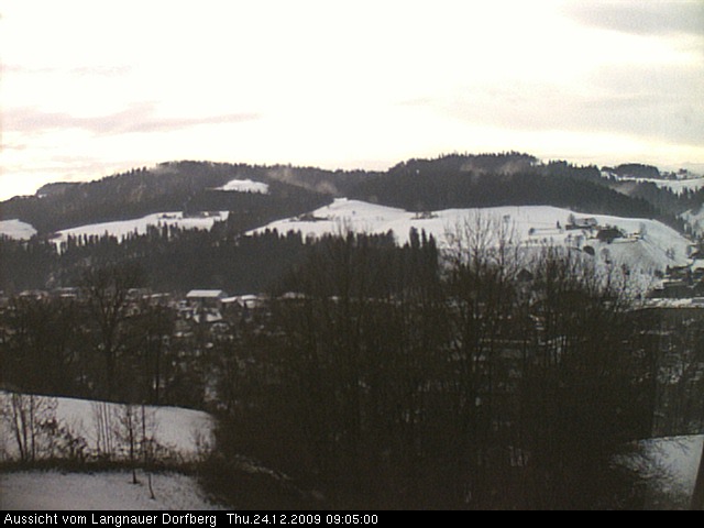 Webcam-Bild: Aussicht vom Dorfberg in Langnau 20091224-090500