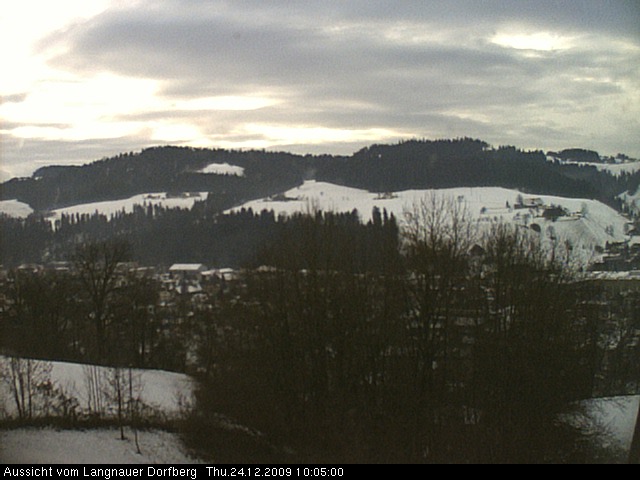 Webcam-Bild: Aussicht vom Dorfberg in Langnau 20091224-100500