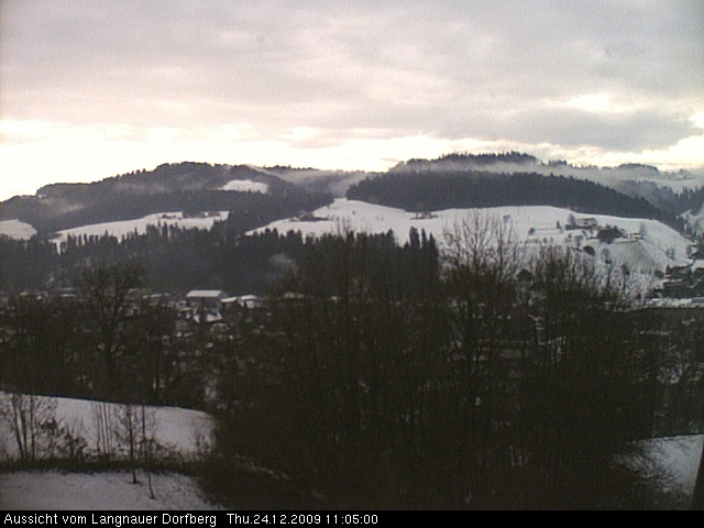 Webcam-Bild: Aussicht vom Dorfberg in Langnau 20091224-110500