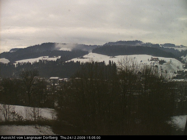Webcam-Bild: Aussicht vom Dorfberg in Langnau 20091224-150500