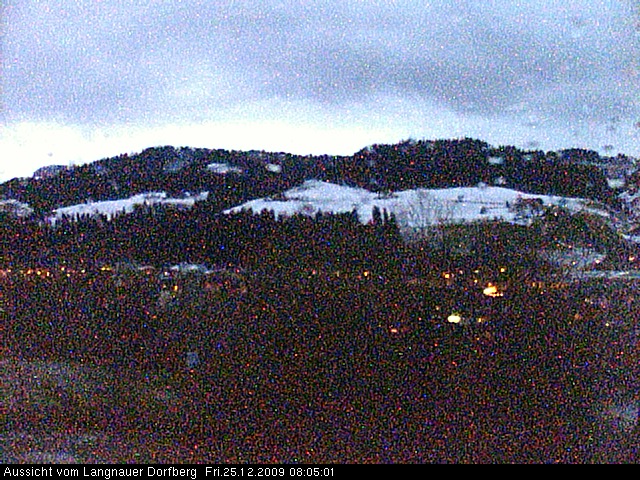 Webcam-Bild: Aussicht vom Dorfberg in Langnau 20091225-080500