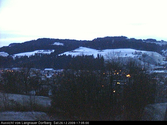 Webcam-Bild: Aussicht vom Dorfberg in Langnau 20091226-170500