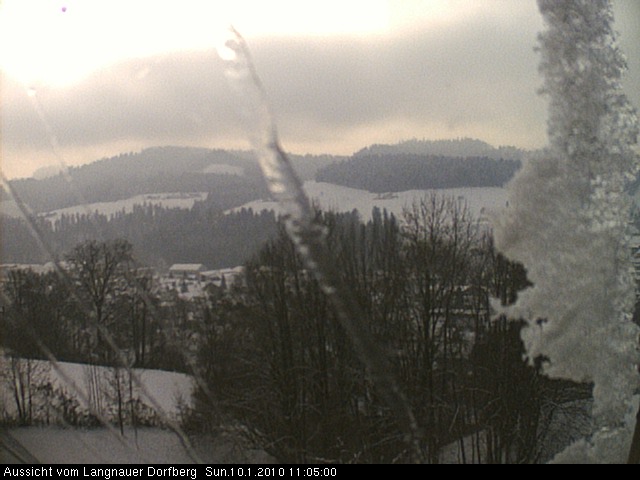 Webcam-Bild: Aussicht vom Dorfberg in Langnau 20100110-110500