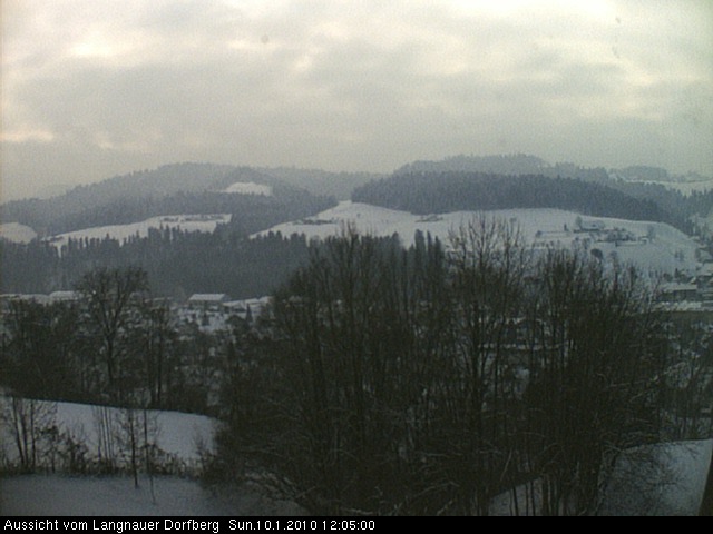 Webcam-Bild: Aussicht vom Dorfberg in Langnau 20100110-120500