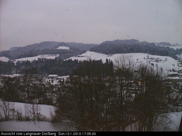 Webcam-Bild: Aussicht vom Dorfberg in Langnau 20100110-170500