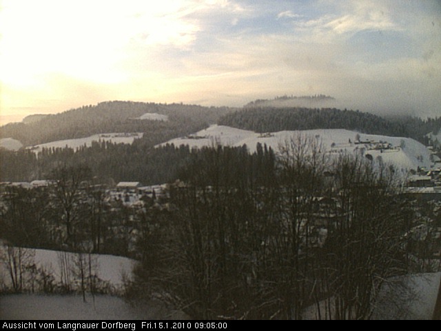 Webcam-Bild: Aussicht vom Dorfberg in Langnau 20100115-090500