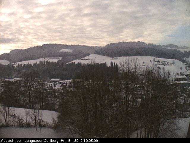 Webcam-Bild: Aussicht vom Dorfberg in Langnau 20100115-100500