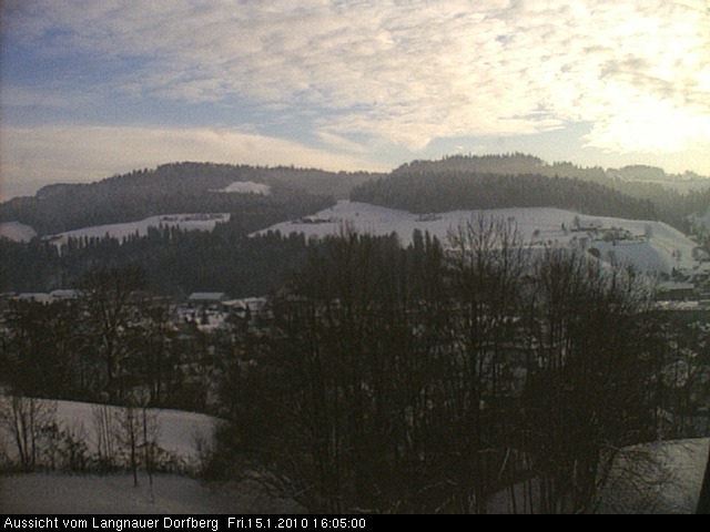 Webcam-Bild: Aussicht vom Dorfberg in Langnau 20100115-160500