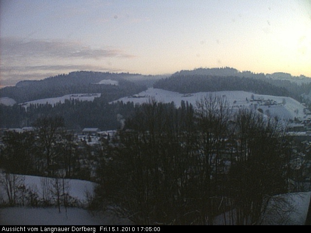 Webcam-Bild: Aussicht vom Dorfberg in Langnau 20100115-170500