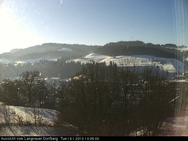 Webcam-Bild: Aussicht vom Dorfberg in Langnau 20100119-100500