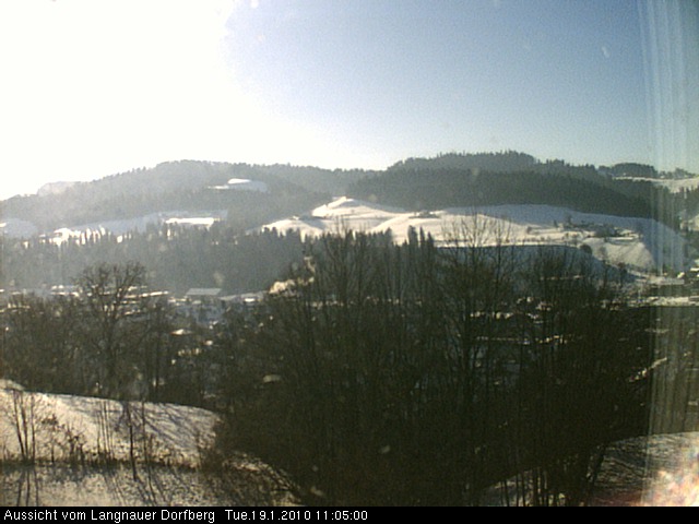 Webcam-Bild: Aussicht vom Dorfberg in Langnau 20100119-110500