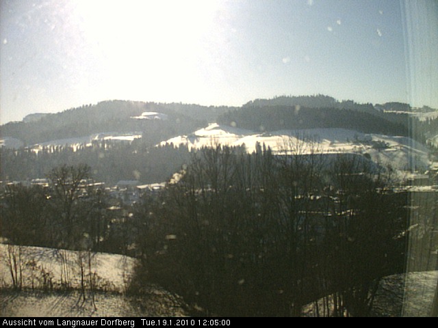 Webcam-Bild: Aussicht vom Dorfberg in Langnau 20100119-120500