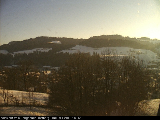Webcam-Bild: Aussicht vom Dorfberg in Langnau 20100119-160500