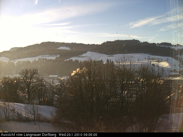 Webcam-Bild: Aussicht vom Dorfberg in Langnau 20100120-090500