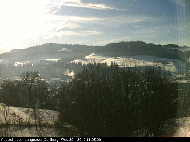 Webcam-Bild: Aussicht vom Dorfberg in Langnau 20100120-110500