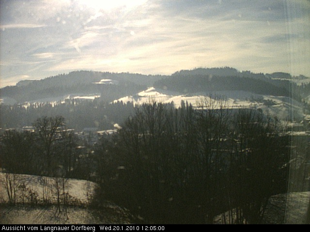 Webcam-Bild: Aussicht vom Dorfberg in Langnau 20100120-120500
