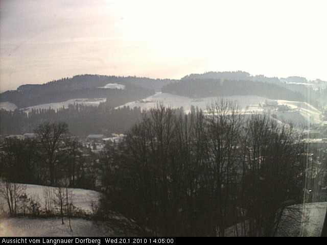 Webcam-Bild: Aussicht vom Dorfberg in Langnau 20100120-140500