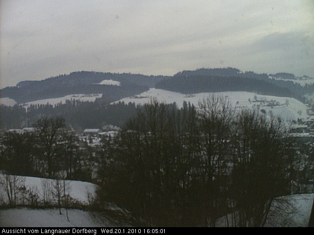 Webcam-Bild: Aussicht vom Dorfberg in Langnau 20100120-160501