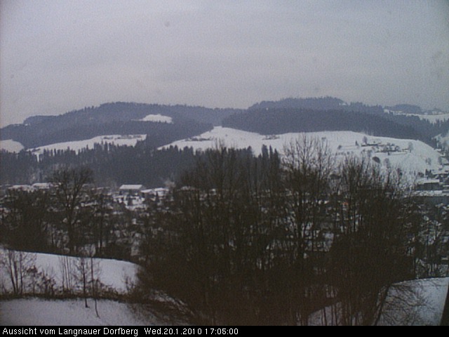 Webcam-Bild: Aussicht vom Dorfberg in Langnau 20100120-170500