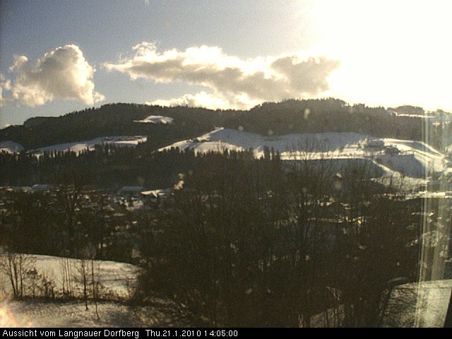 Webcam-Bild: Aussicht vom Dorfberg in Langnau 20100121-140500