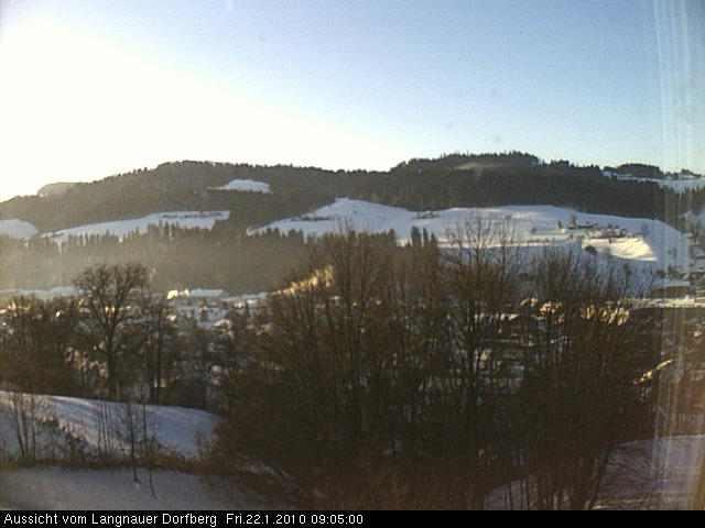 Webcam-Bild: Aussicht vom Dorfberg in Langnau 20100122-090500