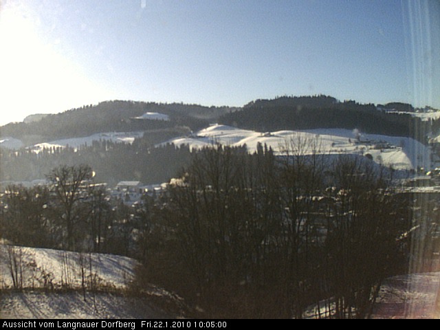 Webcam-Bild: Aussicht vom Dorfberg in Langnau 20100122-100500