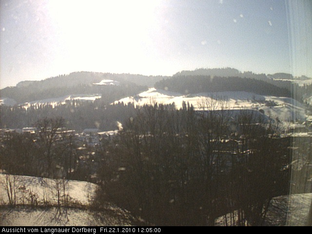 Webcam-Bild: Aussicht vom Dorfberg in Langnau 20100122-120500