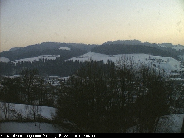 Webcam-Bild: Aussicht vom Dorfberg in Langnau 20100122-170500