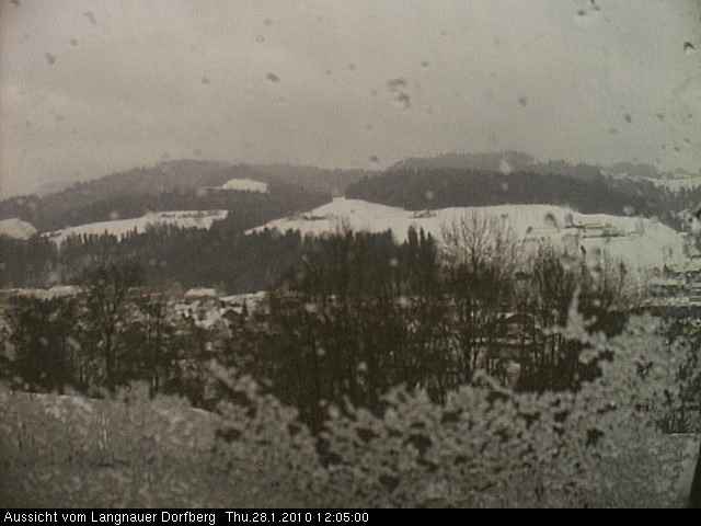 Webcam-Bild: Aussicht vom Dorfberg in Langnau 20100128-120500